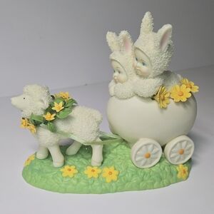 Department 56 Snowbunnies porcelain figurine  "Ewe Pull, We'll Follow"